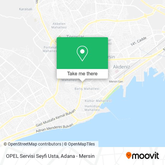 OPEL Servisi Seyfi Usta map