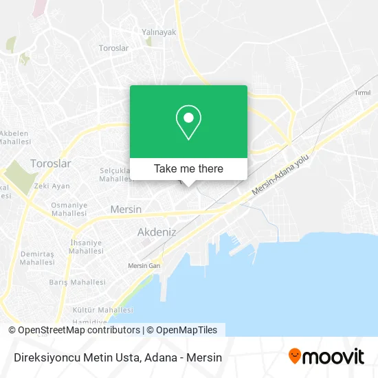 Direksiyoncu Metin Usta map