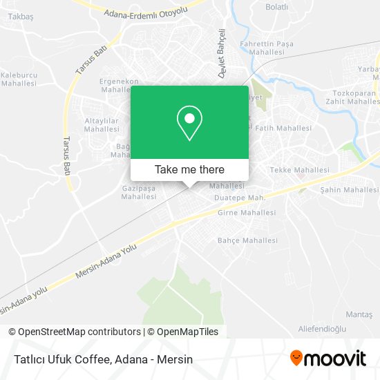 Tatlıcı Ufuk Coffee map