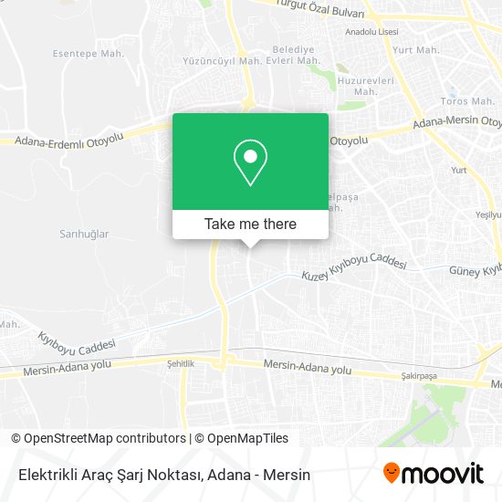 Elektrikli Araç Şarj Noktası map
