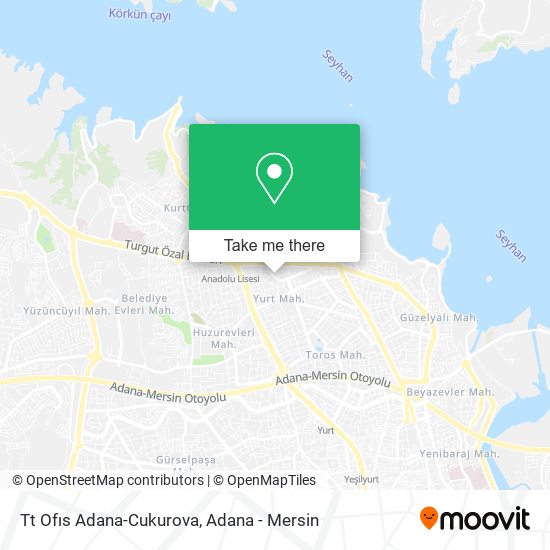 Tt Ofıs Adana-Cukurova map