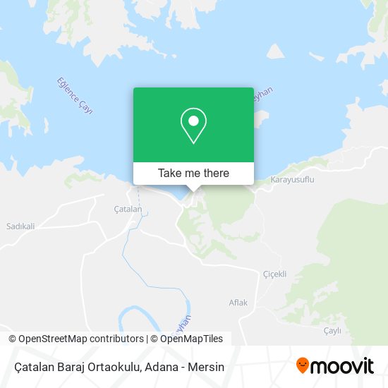 Çatalan Baraj Ortaokulu map