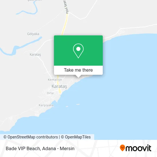 Bade VIP Beach map