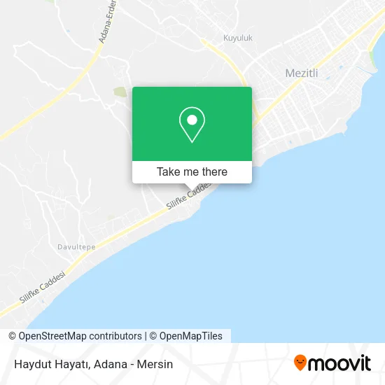 Haydut Hayatı map