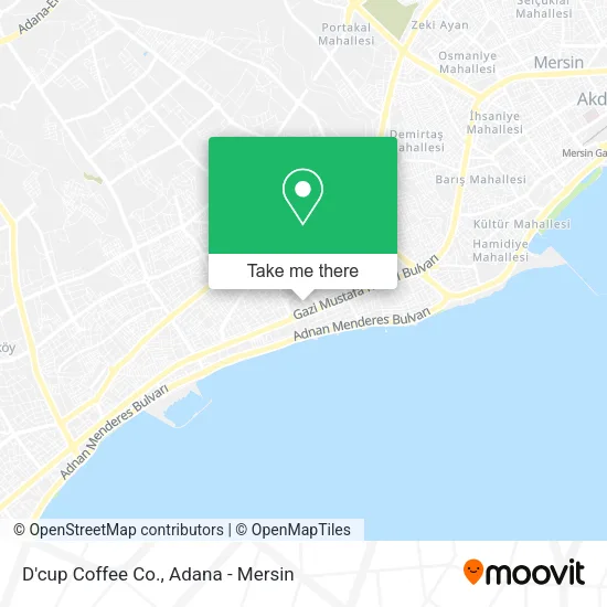 D'cup Coffee Co. map