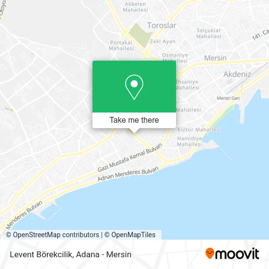 Levent Börekcilik map