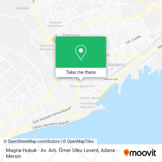 Magna Hukuk - Av. Arb. Ömer Utku Levent map