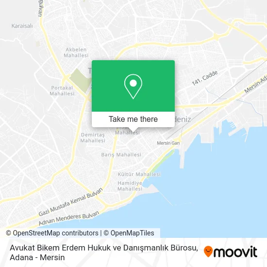 Avukat Bikem Erdem Hukuk ve Danışmanlık Bürosu map