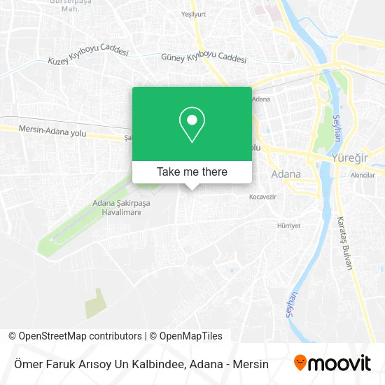 Ömer Faruk Arısoy Un Kalbindee map
