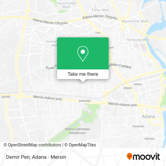 Demir Pen map