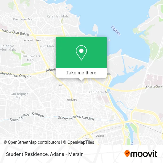Student Residence map