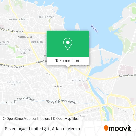 Sezer Inşaat Limited Şti. map