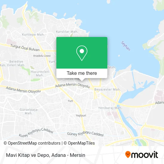 Mavi Kitap ve Depo map