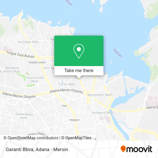 Garanti Bbva map