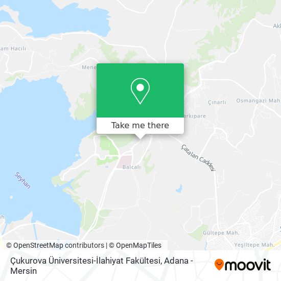 Çukurova Üniversitesi-İlahiyat Fakültesi map