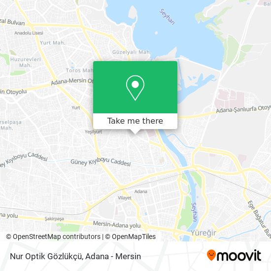 Nur Optik Gözlükçü map