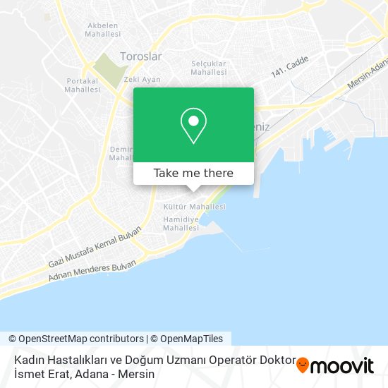 Kadın Hastalıkları ve Doğum Uzmanı Operatör Doktor İsmet Erat map