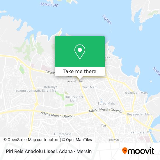 Piri Reis Anadolu Lisesi map