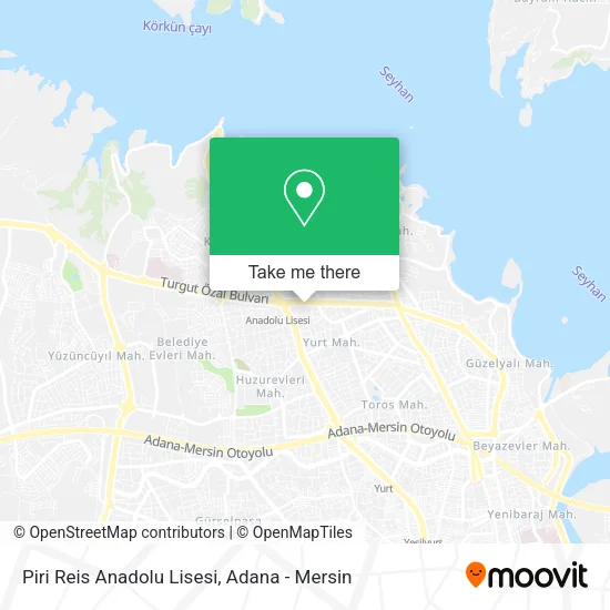 Piri Reis Anadolu Lisesi map