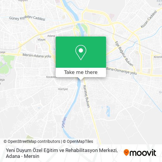 Yeni Duyum Özel Eğitim ve Rehabilitasyon Merkezi map