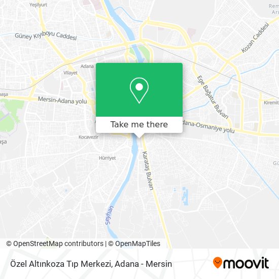 Özel Altınkoza Tıp Merkezi map
