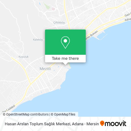 Hasan Arslan Toplum Sağlık Merkezi map
