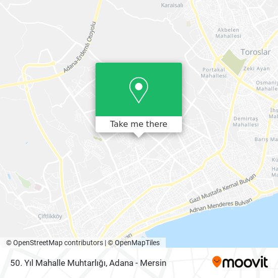 50. Yıl Mahalle Muhtarlığı map