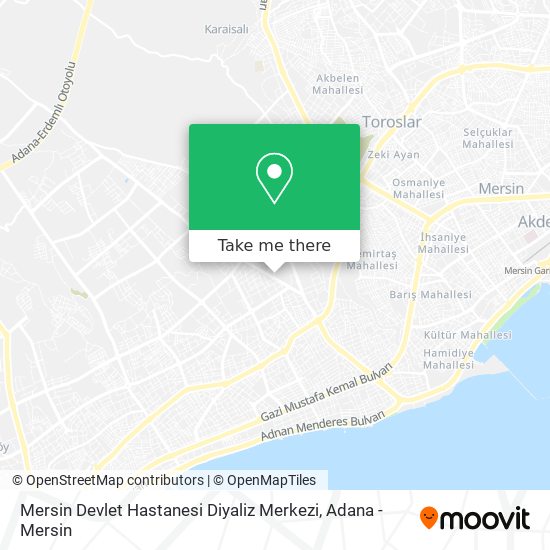 Mersin Devlet Hastanesi Diyaliz Merkezi map