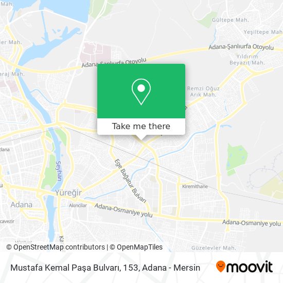 Mustafa Kemal Paşa Bulvarı, 153 map