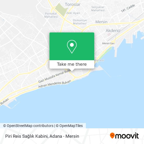 Piri Reis Sağlık Kabini map