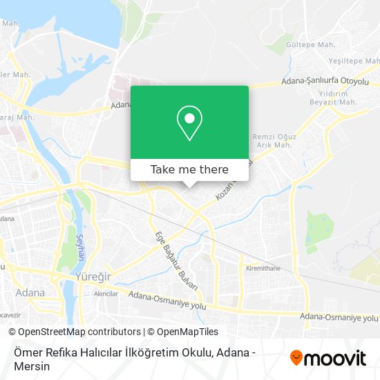 Ömer Refika Halıcılar İlköğretim Okulu map