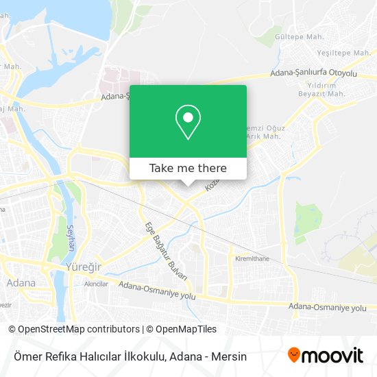 Ömer Refika Halıcılar İlkokulu map