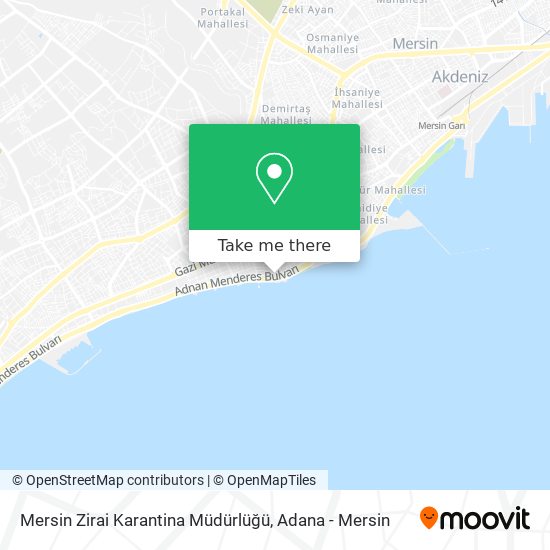 Mersin Zirai Karantina Müdürlüğü map