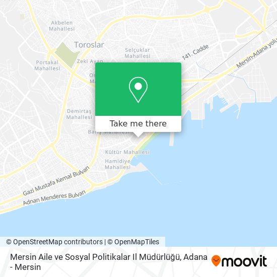 Mersin Aile ve Sosyal Politikalar Il Müdürlüğü map