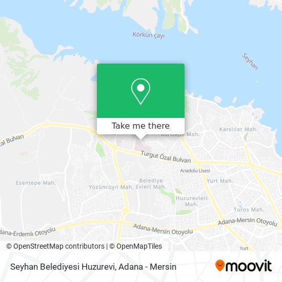 Seyhan Belediyesi Huzurevi map