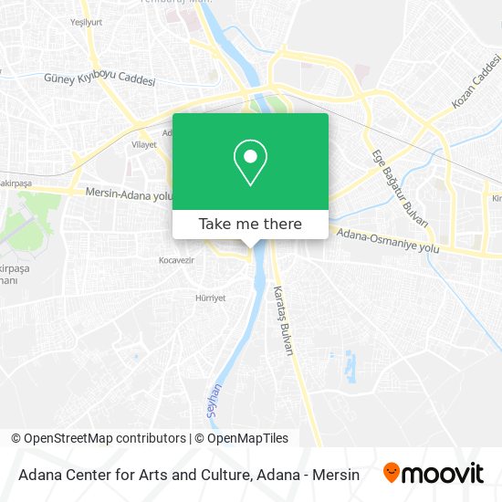 Adana Center for Arts and Culture map