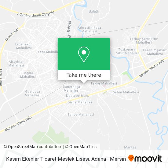 Kasım Ekenler Ticaret Meslek Lisesi map