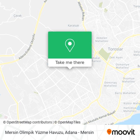 Mersin Olimpik Yüzme Havuzu map