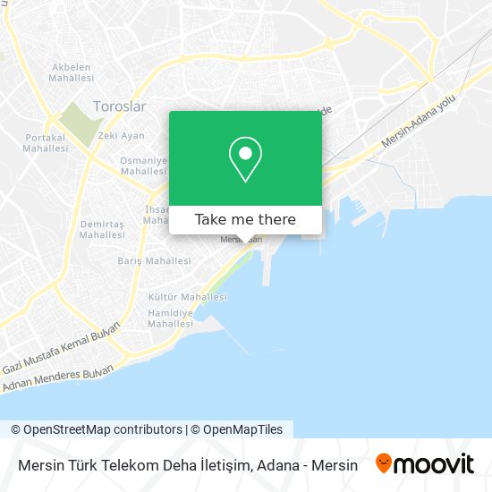 Mersin Türk Telekom Deha İletişim map