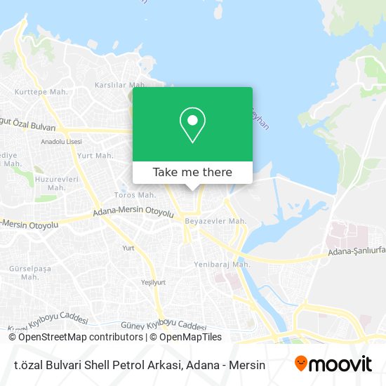 t.özal Bulvari Shell Petrol Arkasi map