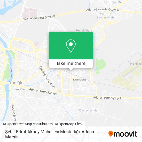 Şehit Erkut Akbay Mahallesi Muhtarlığı map