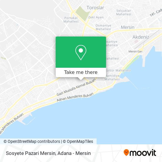 Sosyete Pazari Mersin map