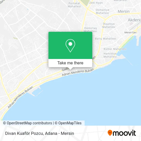 Divan Kuaför Pozcu map