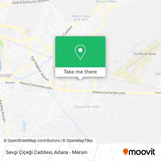 Sevgi Çiçeği Caddesi map