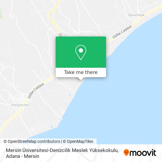 Mersin Üniversitesi-Denizcilik Meslek Yüksekokulu map