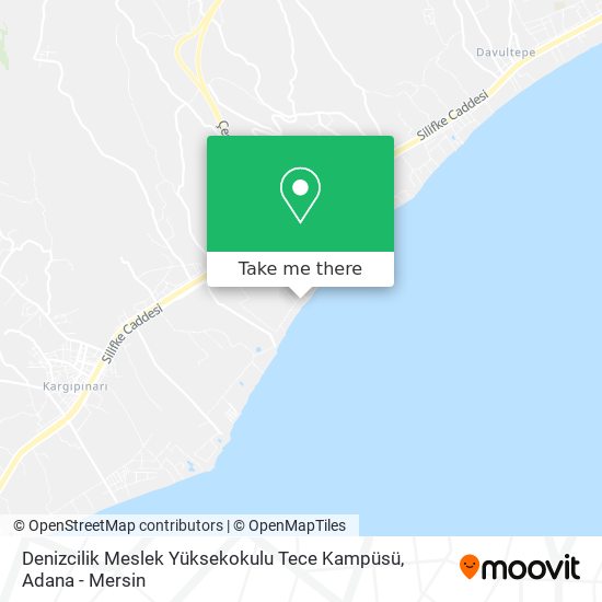 Denizcilik Meslek Yüksekokulu Tece Kampüsü map
