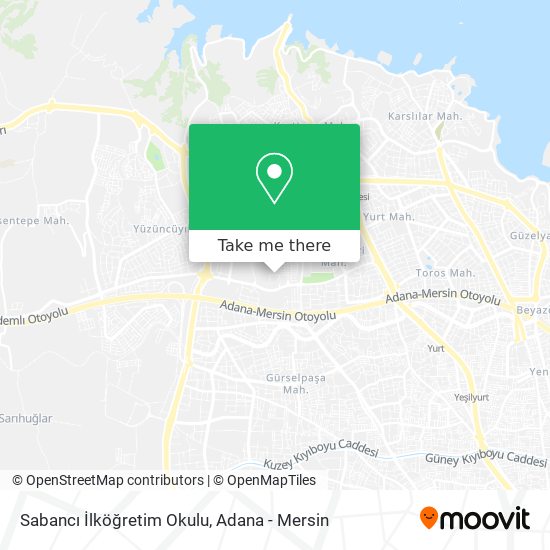 Sabancı İlköğretim Okulu map