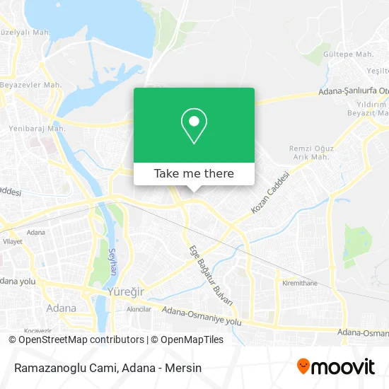 Ramazanoglu Cami map