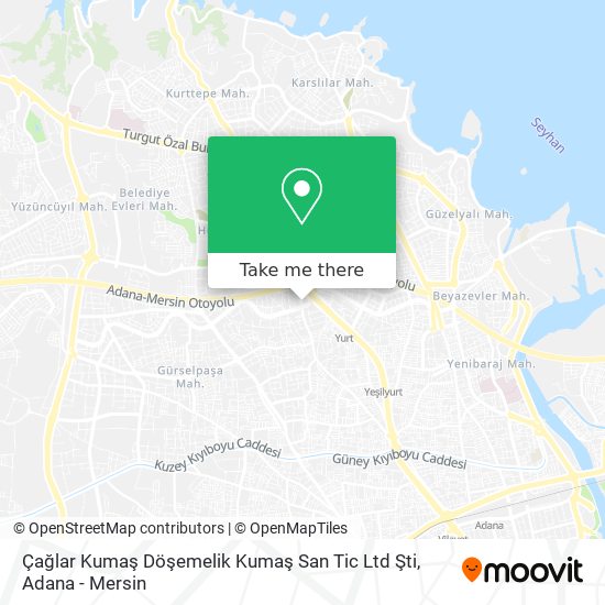 Çağlar Kumaş Döşemelik Kumaş San Tic Ltd Şti map