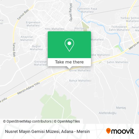 Nusret Mayın Gemisi Müzesi map